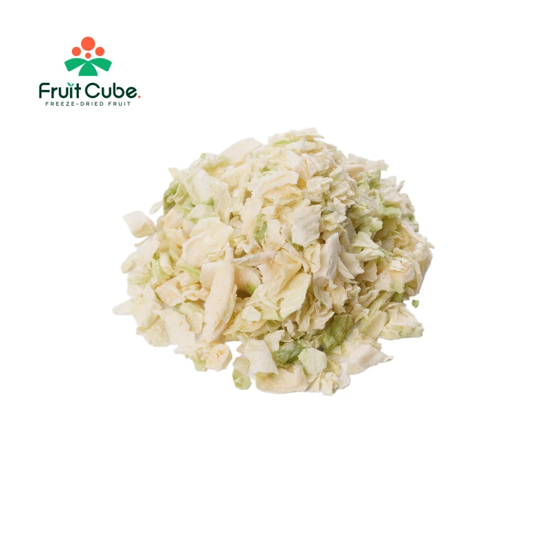 Freeze-Dried Green Cabbage Slices