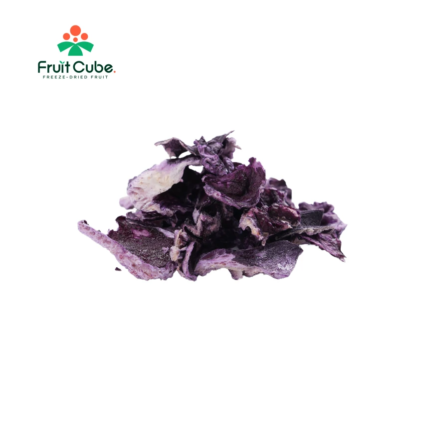Freeze-Dried Purple Cabbage Slices factory