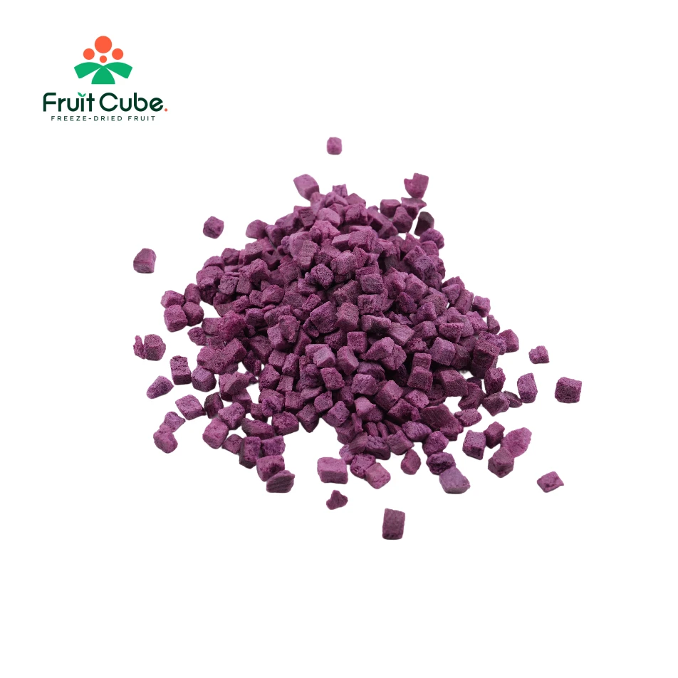 Freeze-Dried Purple Sweet Potato Dices factory