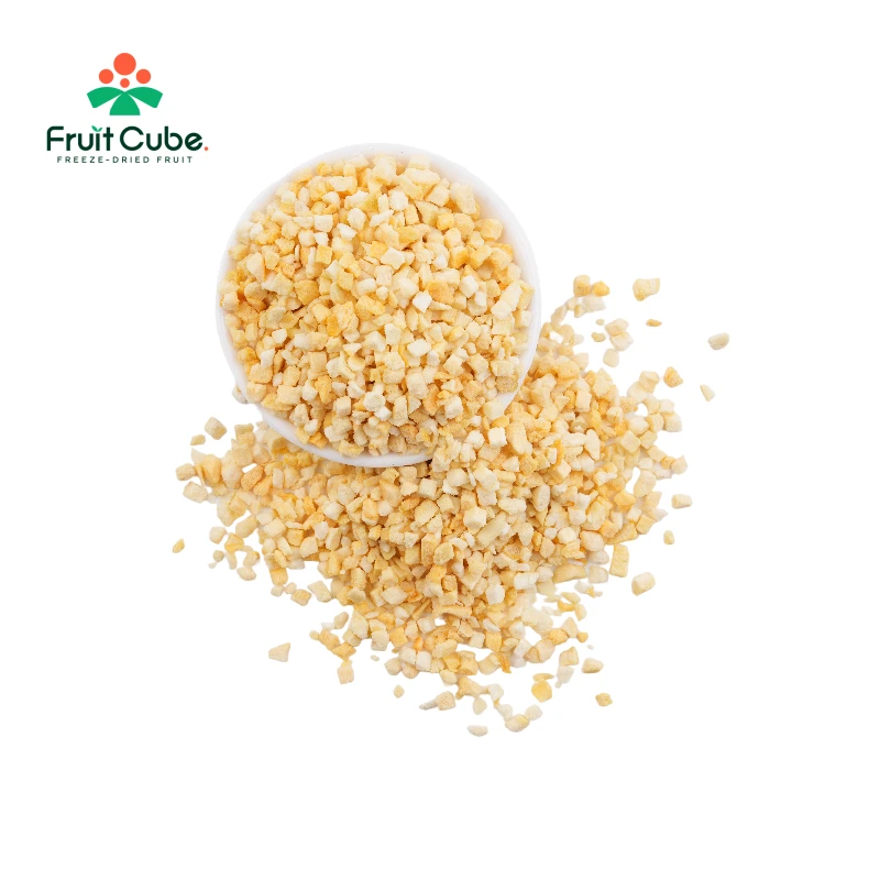 Freeze-Dried Yellow Peach Dices factory