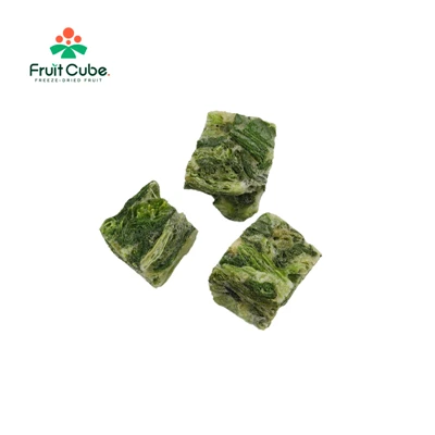Freeze-Dried Spinach Cubes
